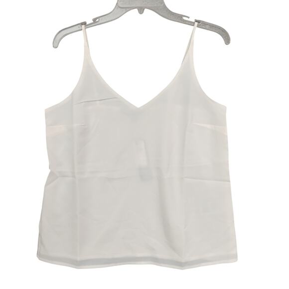 Banana Republic Tops - Banana Republic Factory Blouse Snow Day White SIze Small Adjustable Straps NWT